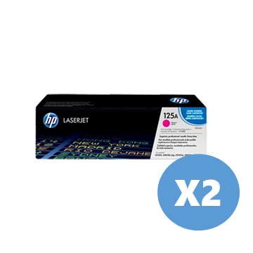 2入組｜惠普HP 125A 洋紅色原廠碳粉匣
