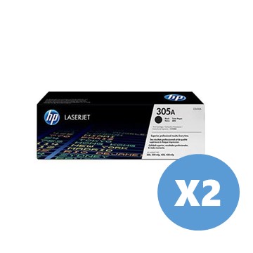 2入組｜惠普HP 305A 黑色原廠碳粉匣