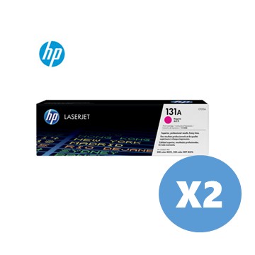 2入組｜惠普HP 131A 洋紅色原廠碳粉匣