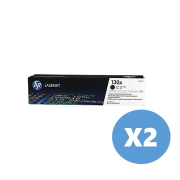 2入組｜惠普HP 130A 黑色原廠碳粉匣