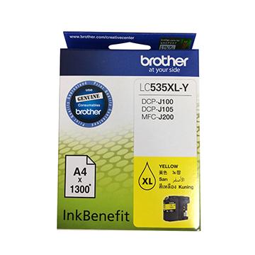 Brother LC535XL-Y黃色墨水匣