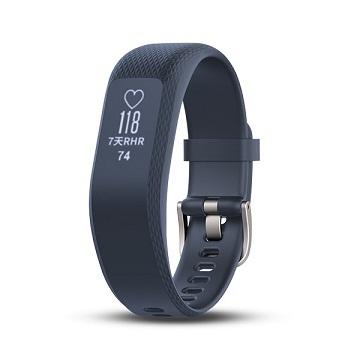 【大】Garmin Vivosmart3智慧健身心率手環-藍