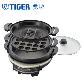 虎牌多功能章魚燒電火鍋