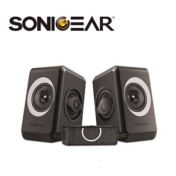 SONICGEAR quatro2多媒體音箱-黑灰