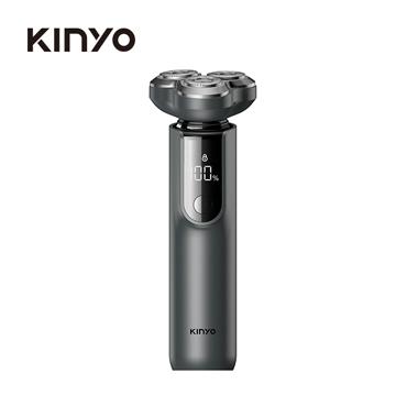 KINYO 三刀頭極速快充水洗刮鬍刀