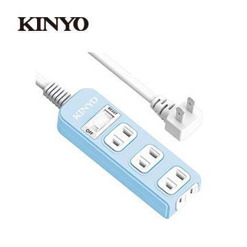 KINYO 1切4座安全延長線-9M