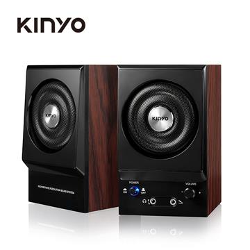 KINYO 二件式木質立體擴大音箱