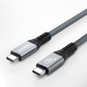 Kamera USB4 Gen3x2 240W PD3.1數據線(1米)