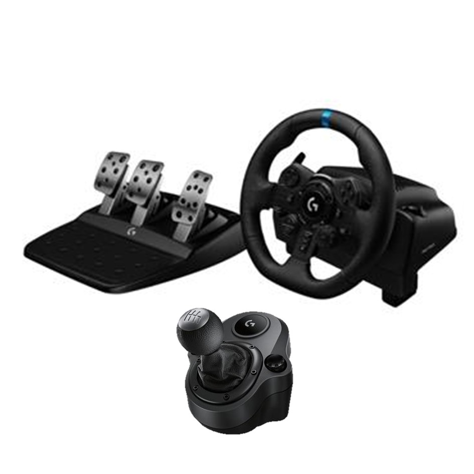 【賽車組合】羅技 Logitech G923 模擬賽車方向盤+羅技 G923/G29 變速器