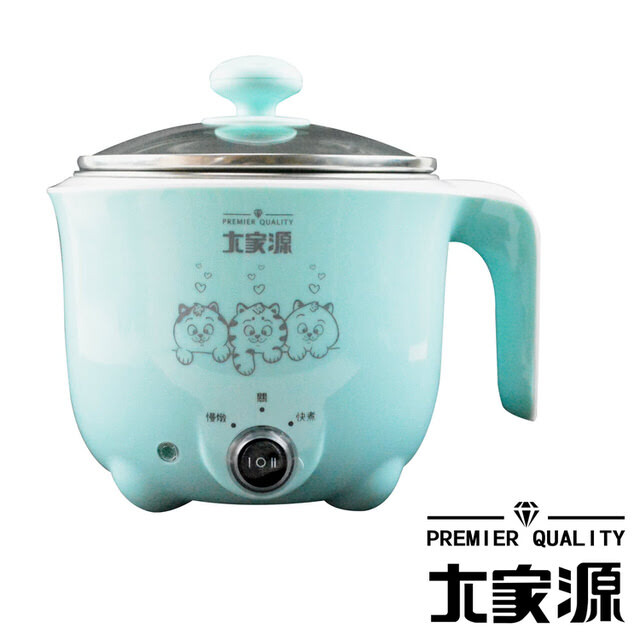 大家源不鏽鋼蒸煮兩用美食鍋1L