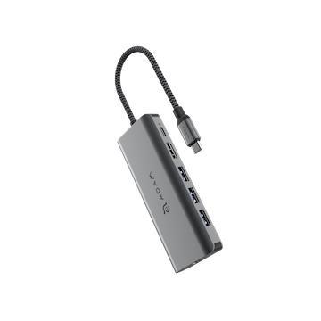 ADAM Hub A01s 6port 集線器 灰