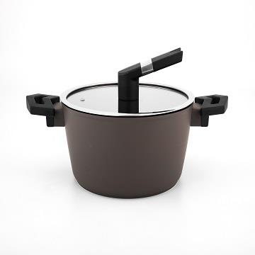 日立贈品-CS德國卡爾 鋁合金雙耳鍋(CS-24BK)