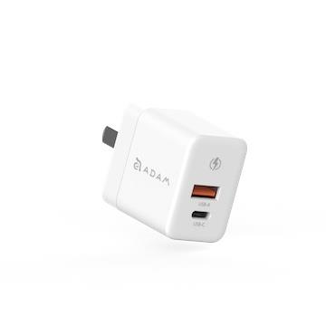 ADAM OMNIA X35A 35W 1C1A 雙孔充電器 白