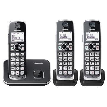 [福利品]Panasonic中文輸入三機無線電話
