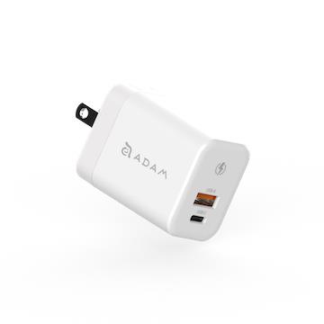 ADAM OMNIA X45A 45W 1C1A 雙孔充電器-白