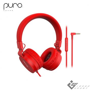 PuroBasic 兒童耳機-紅色