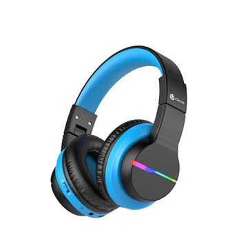 iClever BTH12 炫光無線兒童耳機 黑
