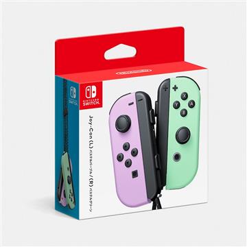 Switch Joy-Con 左右手套裝 粉紫/粉綠
