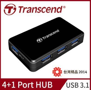 創見 USB3.1 4埠Type-A集線器