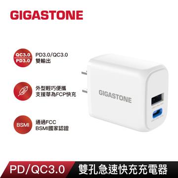 Gigastone 20W 雙孔急速快充充電器