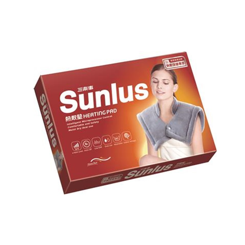 三樂事Sunlus頸肩雙用柔毛熱敷墊