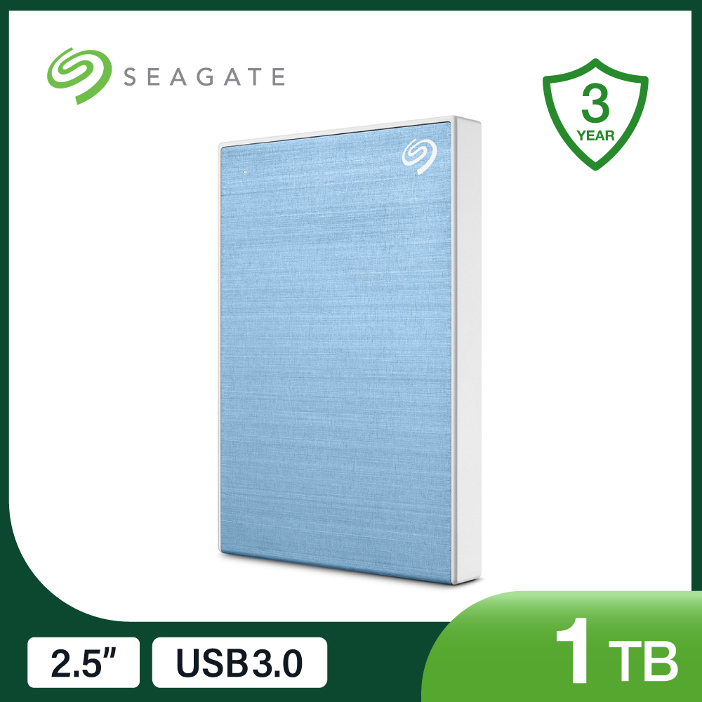 Seagate 1TB One Touch HDD 行動硬碟-藍