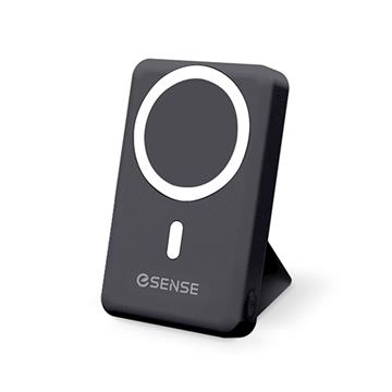 Esense磁吸式PD快充行動電源10000mAh-黑