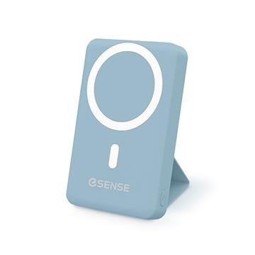 Esense磁吸式PD快充行動電源10000mAh-藍
