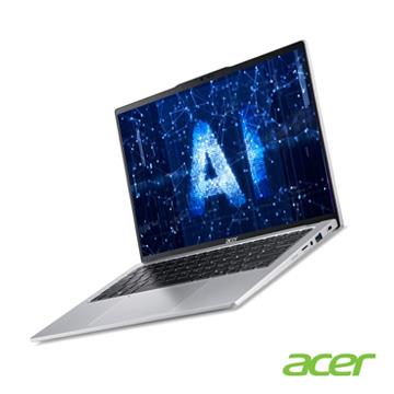 ACER Swift GO 14 筆電 銀(硬碟升級) (U7-155H/32G/512G+1T/W11)
