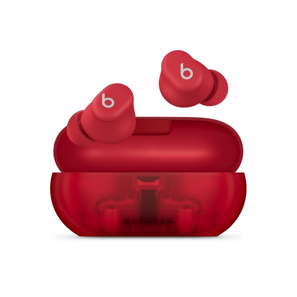 Beats Solo Buds真無線入耳式耳機-透視紅