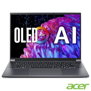 ACER Swift X 筆記型電腦 灰 (U7-155H/32G/512G/RTX4050/W11)