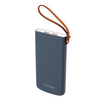 Esense三輸出PD快充行動電源10000mAh-灰
