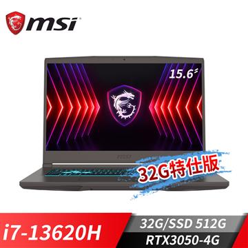 微星MSI Thin 15-1418TW 電競筆電-32G特仕 (i7-13620H/32G/512G SSD/RTX3050-4G/Win11)