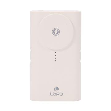 LaPO 全功能快充口袋行動電源5000mAh-暖白