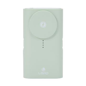 LaPO 全功能快充口袋行動電源5000mAh-清綠