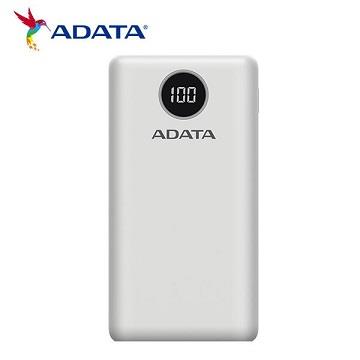 威剛 P20000QCD 18W行動電源20000mAh-白