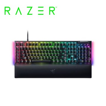 Razer 黑寡婦蜘幻彩版V4黃軸鍵盤