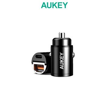AUKEY 30W迷你雙孔PD快充車用充電器