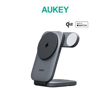 AUKEY MagFusion Z三合一磁吸無線充電器