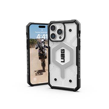 UAG i16 Pro Max 磁吸經典保護殼-透明灰圈