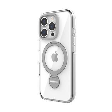 Solide i16 Pro Max防摔磁吸支架殼-透