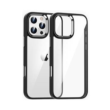CR i16 Pro 金盾高透膚感邊框殼-黑