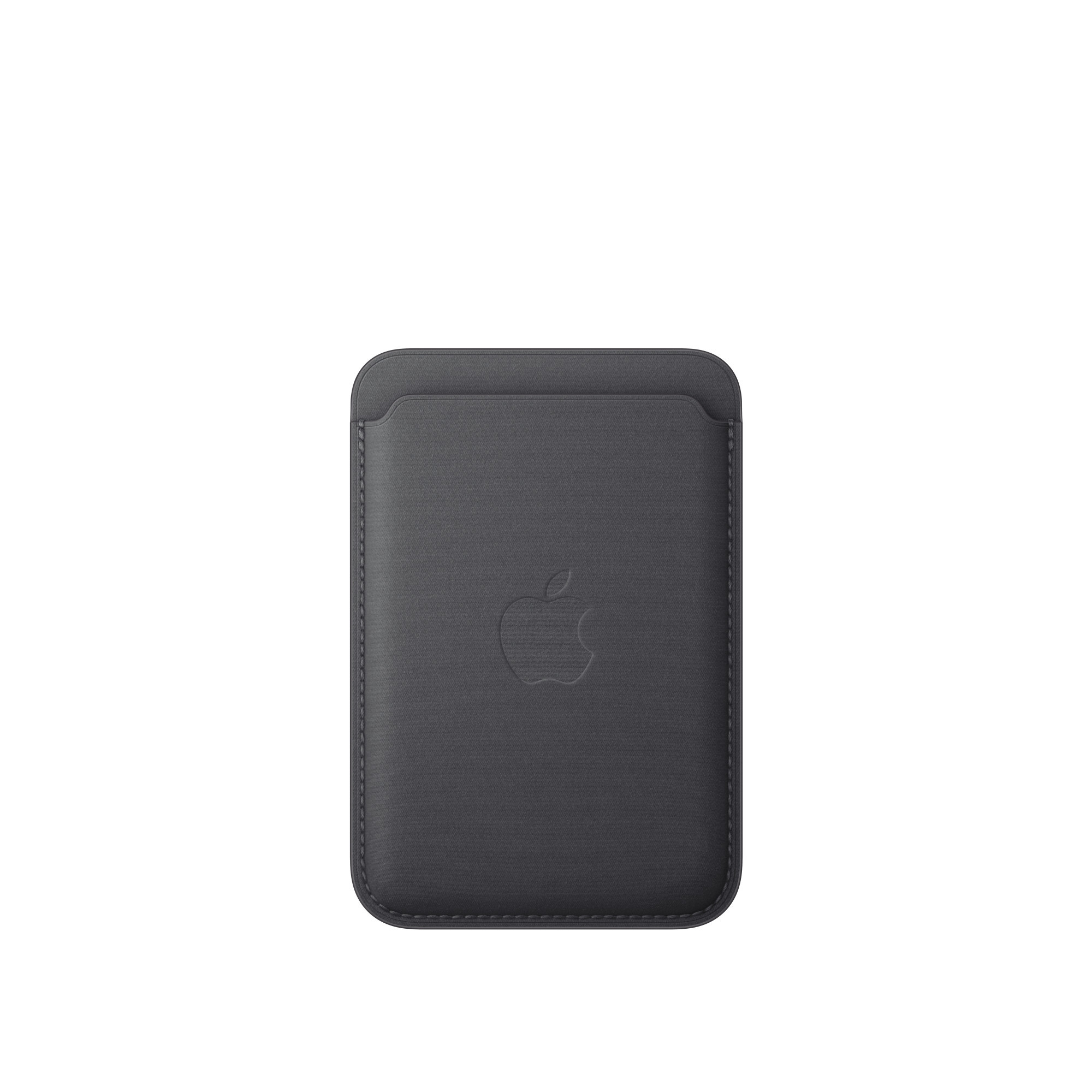 iPhone MagSafe精細織紋卡套-黑色
