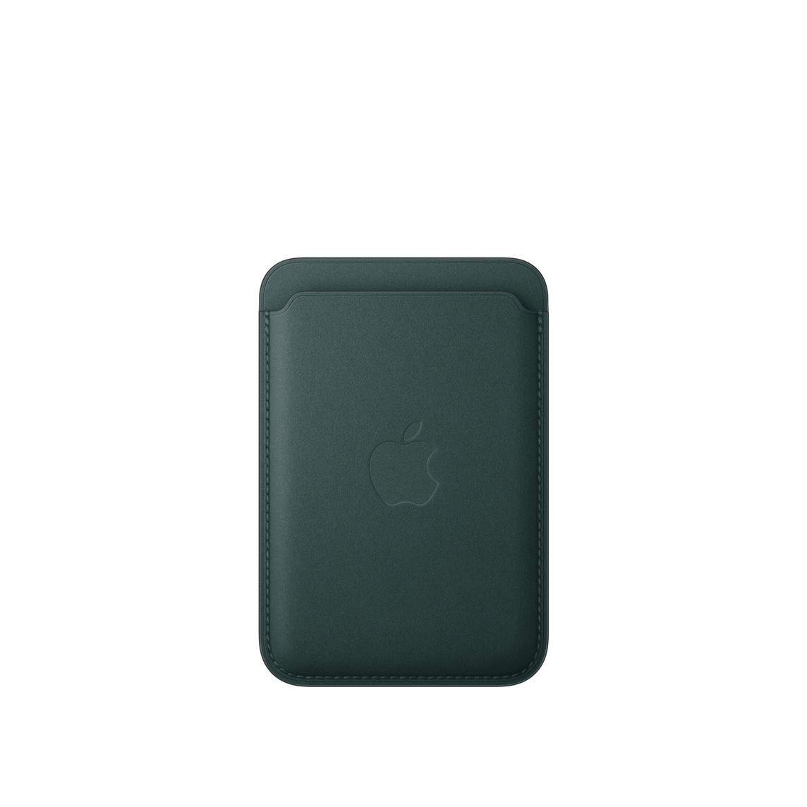 iPhone MagSafe精細織紋卡套-深綠色