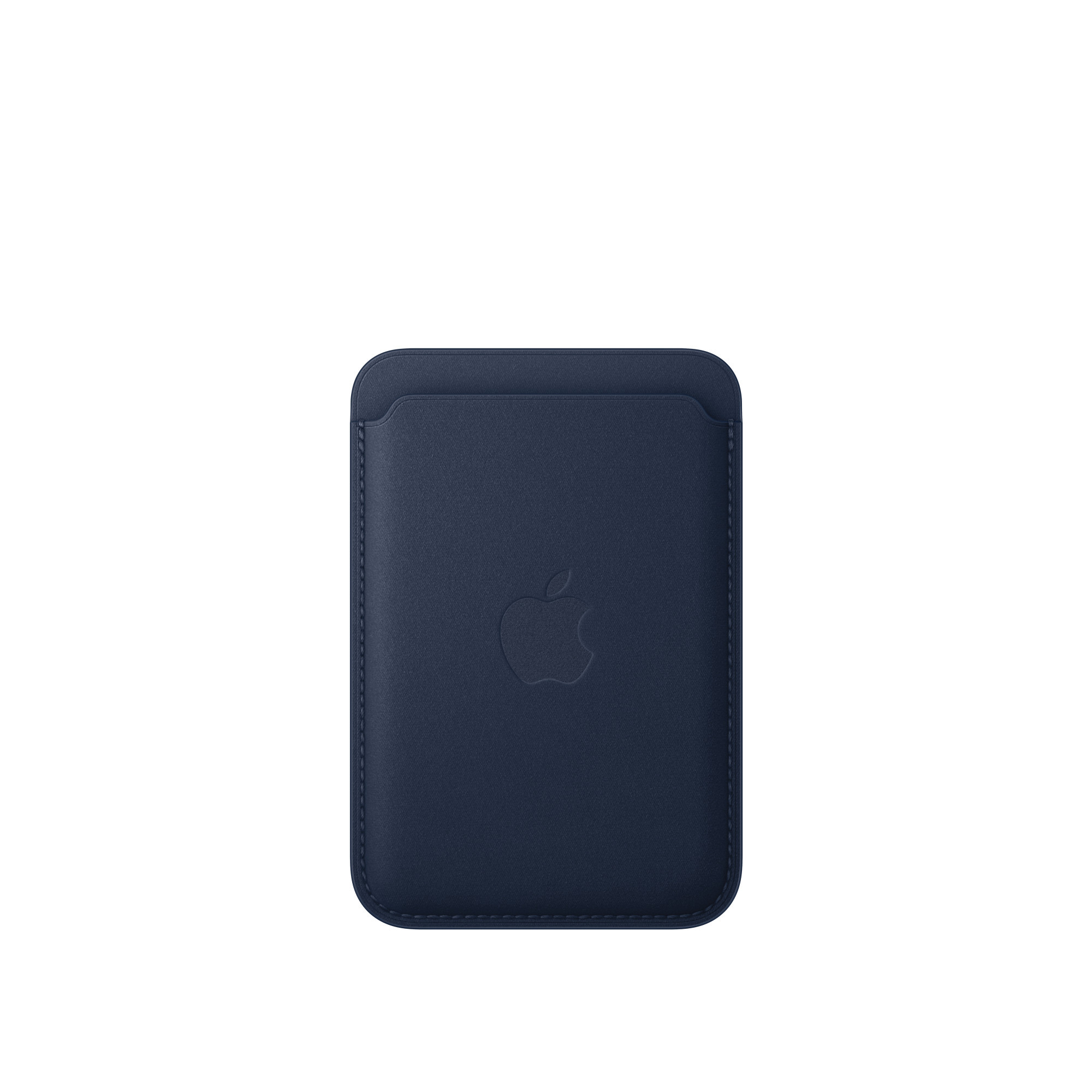 iPhone MagSafe精細織紋卡套-藏藍色