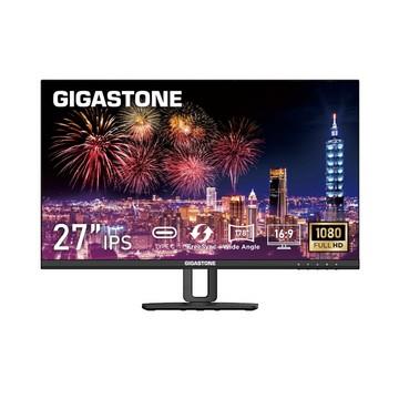 Gigastone 27型 FHD 極窄邊框平面螢幕 (1920x1080/100Hz/5ms/喇叭/IPS)