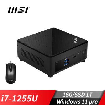 微星MSI Cubi 5 12M-273TW 迷你桌機 (i7-1255U/16G/1T SSD/Win11pro)