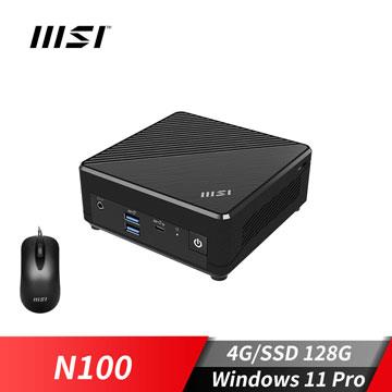 微星MSI Cubi N ADL-036TW 迷你桌機 (N100/4G/128G SSD/Win11Pro)