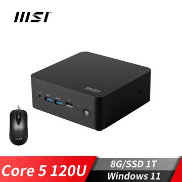微星MSI Cubi NUC 1M-040TW 迷你桌機 (Core 5 120U/Win11)