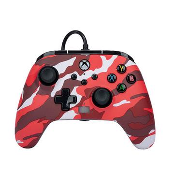 PowerA XBOX官方授權有線遊戲手把-紅迷彩
